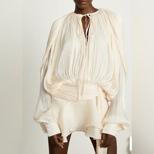 Elegant Cream Mini Dress